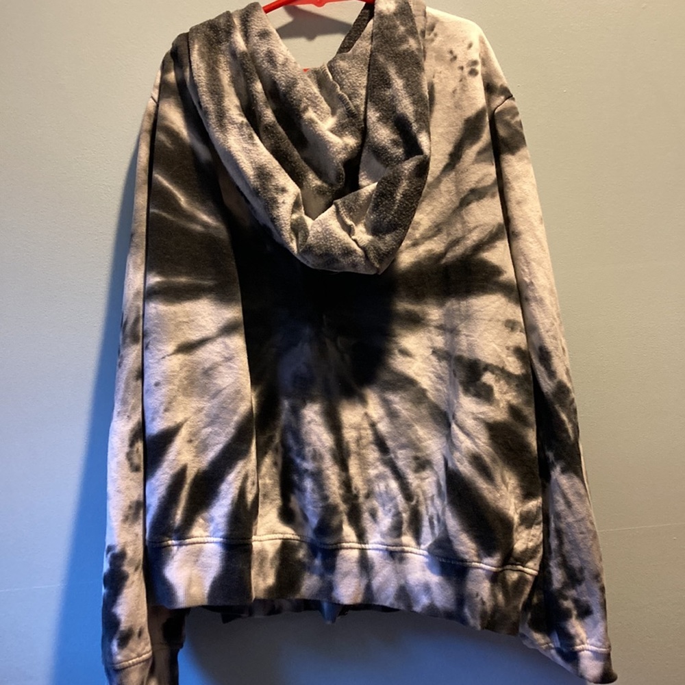 Tie dye zip up hoodie